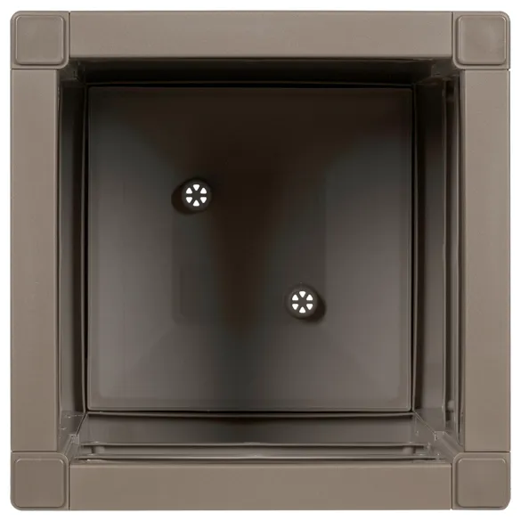 Jardinieră Grădină PP - Maro Deschis 36x36x35 cm | Livrare Gratuită