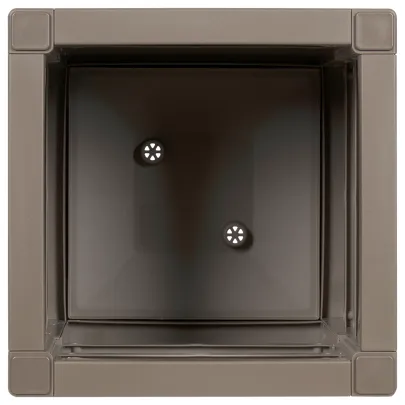 Jardinieră Grădină PP - Maro Deschis 36x36x35 cm | Livrare Gratuită