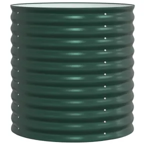 Strat Ridicat Grădină Verde Oțel Zincat 80x80x81 cm 2