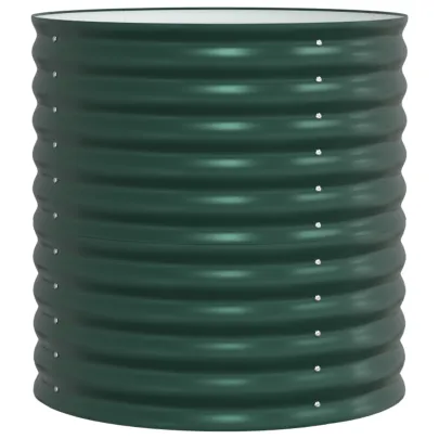 Strat Ridicat Grădină Verde Oțel Zincat 80x80x81 cm