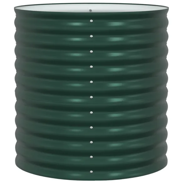 Strat Ridicat Grădină Verde Oțel Zincat 80x80x81 cm