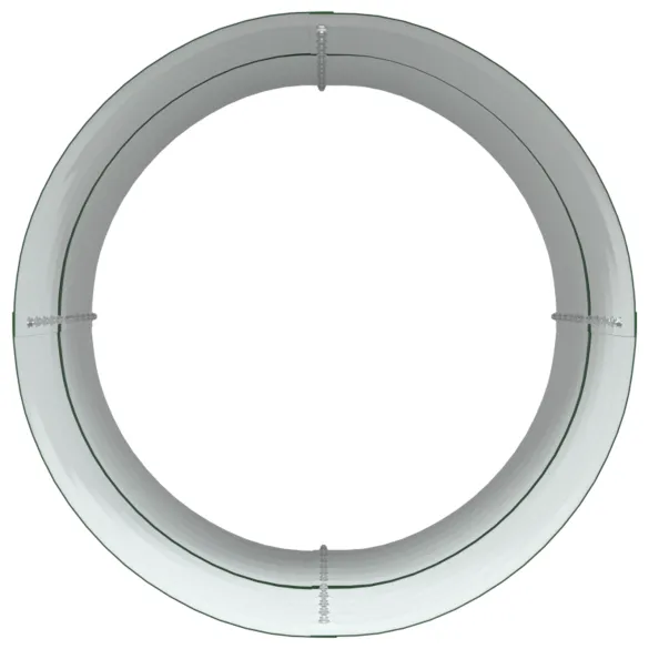 Strat Ridicat Grădină Verde Oțel Zincat 80x80x81 cm