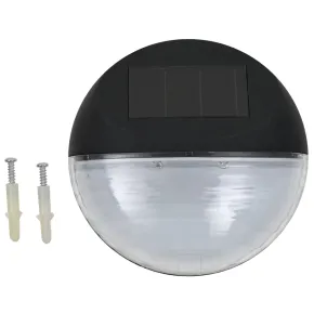 Lămpi Solare Exterior LED - 12 bucăți - Negru - Rotund 2