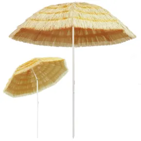 Umbrelă de Plajă Naturală 240 cm - Stil Hawaiian 2