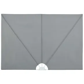 Copertină Laterală Terasă Pliabilă - Gri 400x200 cm 2