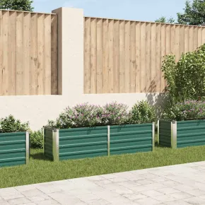 Strat Înălțat Grădină Verde - Oțel Galvanizat 160x40x45 cm