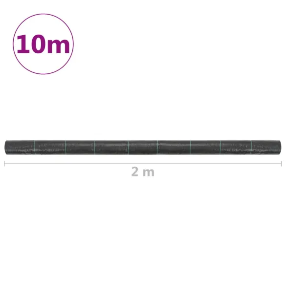 Membrană antiburuieni & antirădăcini negru 2x10m | PP
