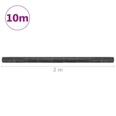 Membrană antiburuieni & antirădăcini negru 2x10m | PP
