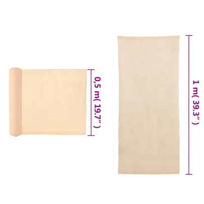 Plasă protecție vizuală bej 25m HDPE | Livrare gratuită