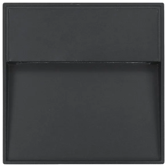 Lămpi LED Perete Exterior - 2 bucăți - Negru - 3W