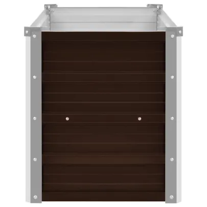 Strat Înălțat Grădină - Oțel Galvanizat Rezistent - 160x40x45 cm