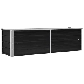 Strat Înălțat Grădină Antracit 160x40x45 cm - Oțel Galvanizat 2