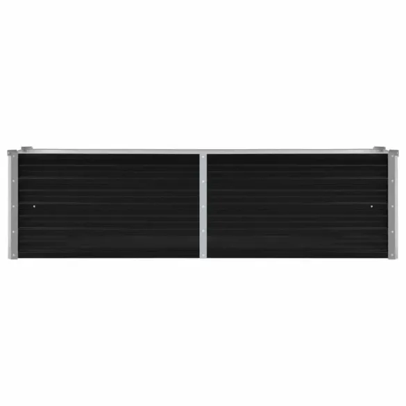 Strat Înălțat Grădină Antracit 160x40x45 cm - Oțel Galvanizat