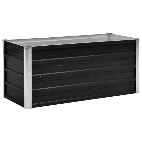 Strat Înălțat Grădină Antracit 100x40x45 cm - Oțel Galvanizat