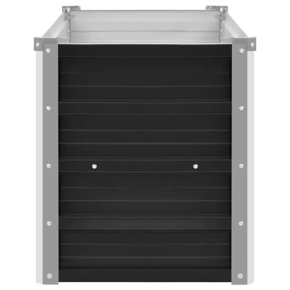 Strat Înălțat Grădină Antracit 100x40x45 cm - Oțel Galvanizat
