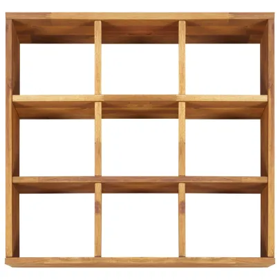 Strat Înălțat Grădină Lemn Acacia - 60x60 cm - Livrare Gratuită