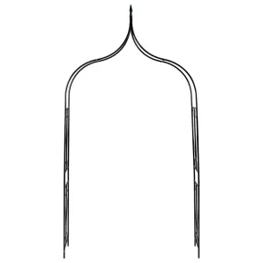 Arcadă Grădină Verde Închis - Fier Rezistent - Livrare Gratuită 2