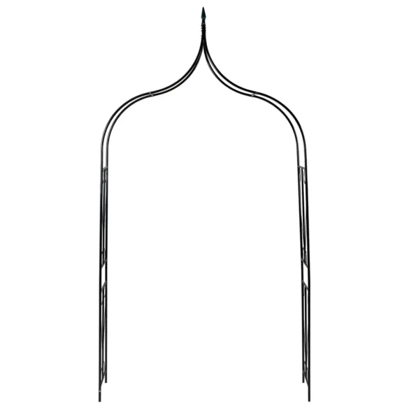 Arcadă Grădină Verde Închis - Fier Rezistent - Livrare Gratuită