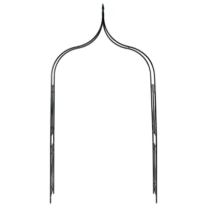 Arcadă Grădină Verde Închis - Fier Rezistent - Livrare Gratuită