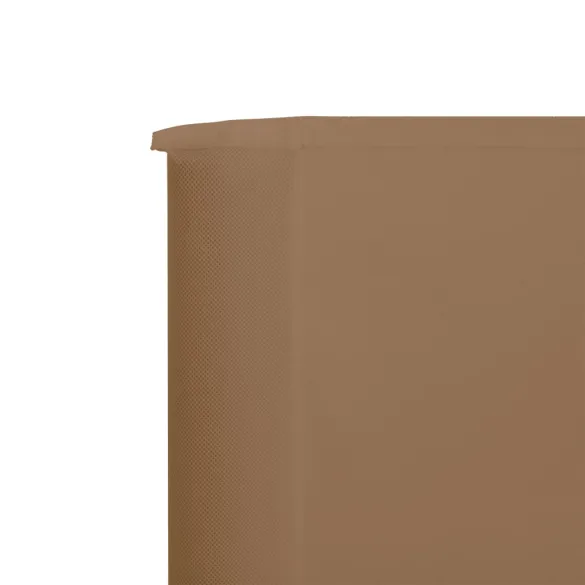 Paravan Anti-Vânt 5 Panouri Gri Taupe 600x80 cm Paravan Anti-Vânt 5 Panouri Gri Taupe 600x80 cm