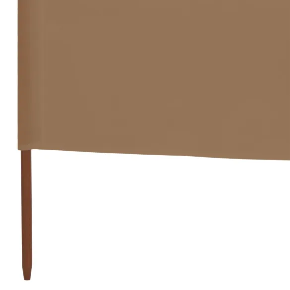 Paravan Anti-Vânt 5 Panouri Gri Taupe 600x80 cm Paravan Anti-Vânt 5 Panouri Gri Taupe 600x80 cm