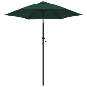 Umbrelă de soare verde, 200x224 cm, aluminiu - Comandă acum 2
