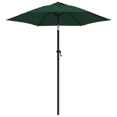 Umbrelă de soare verde, 200x224 cm, aluminiu - Comandă acum