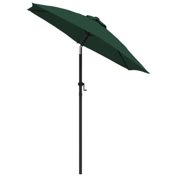 Umbrelă de soare verde, 200x224 cm, aluminiu - Comandă acum Umbrelă de soare verde, 200x224 cm, aluminiu - Comandă acum
