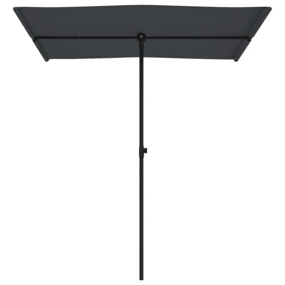 Umbrelă de grădină rotativă 180° - Aluminiu negru