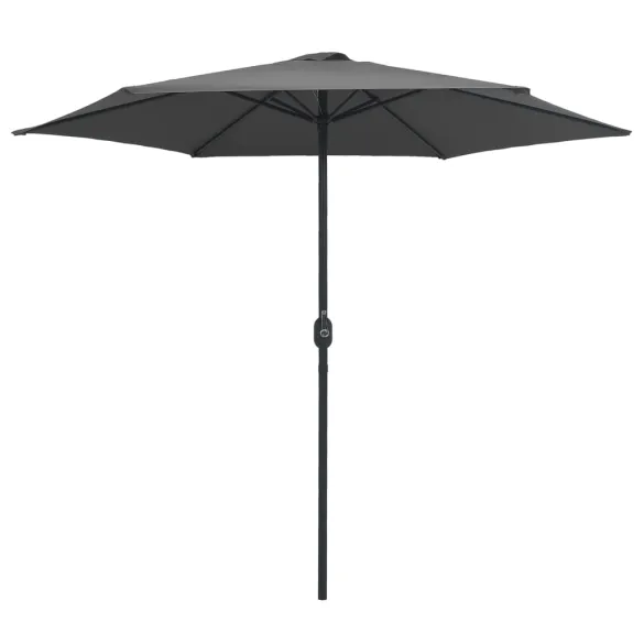Umbrelă de soare grădină cu stâlp aluminiu - Antracit 270x246 cm