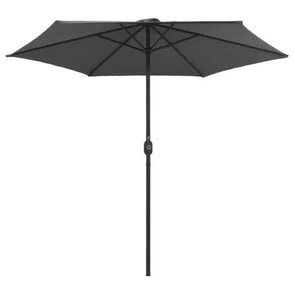 Umbrelă de soare grădină cu stâlp aluminiu - Antracit 270x246 cm