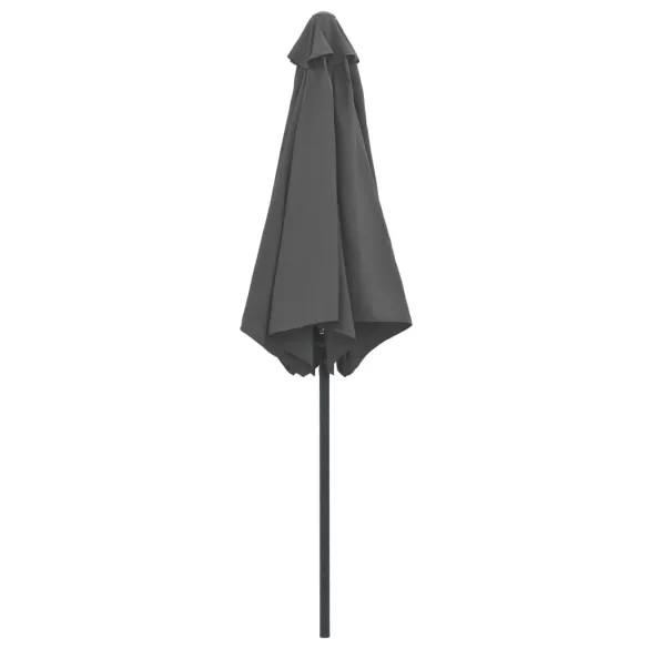 Umbrelă de soare grădină cu stâlp aluminiu - Antracit 270x246 cm