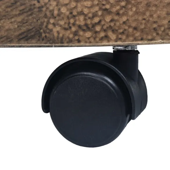 Suporturi cu Role pentru Plante - 6 buc, Bronz, 30 cm