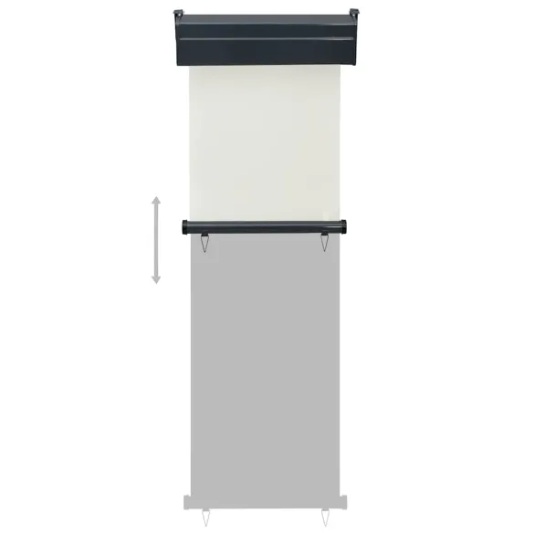 Copertină Laterală Balcon Crem - 60x250 cm | Livrare Gratuită