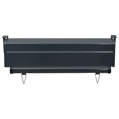 Copertină Laterală Balcon Gri | Protectie UV și Vânt