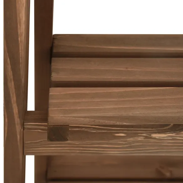 Suport plante 3 niveluri lemn masiv - Livrare gratuită