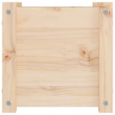 Jardiniere Grădină Lemn Masiv - 2 bucăți - 31x31x31 cm