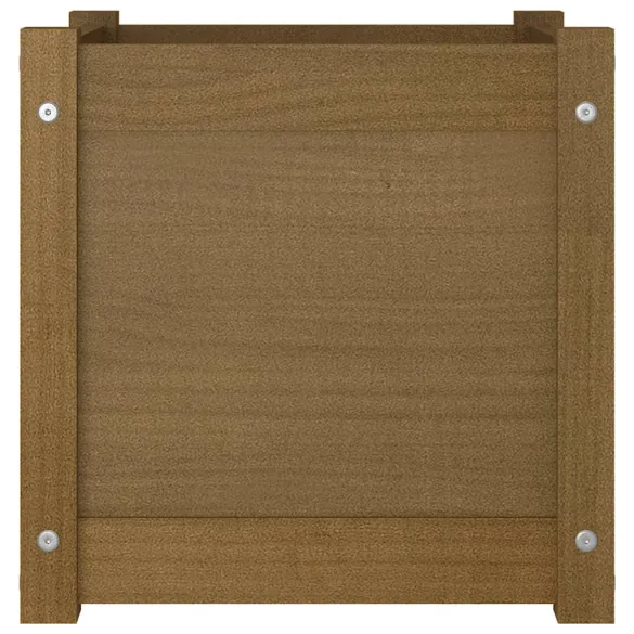 Jardinieră Lemn Masiv Pin 40x40x40 cm - Livrare Gratuită
