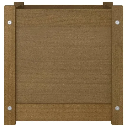Jardinieră Lemn Masiv Pin 40x40x40 cm - Livrare Gratuită