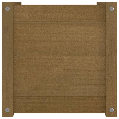 Jardinieră Lemn Masiv Pin 40x40x40 cm - Livrare Gratuită