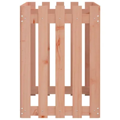 Pat Grădină Înălțat cu Gard - Lemn Pin 100x50x70 cm