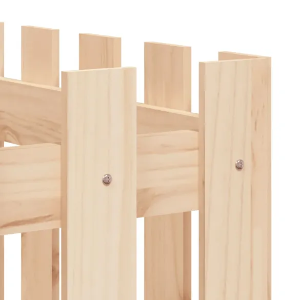 Pat Grădină Înalt din Lemn Pin 150x50x70 cm