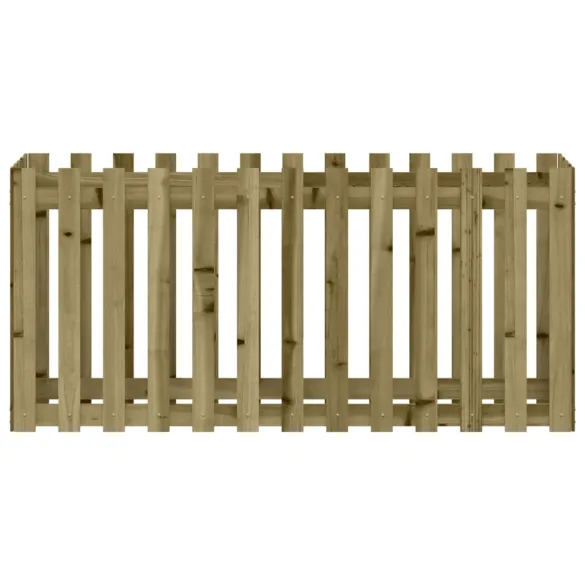 Pat Ridicat Grădină Lemn Impregnat 150x50x70 cm - Livrare Gratuită