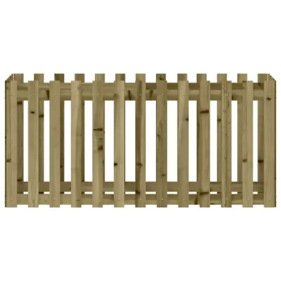 Pat Ridicat Grădină Lemn Impregnat 150x50x70 cm - Livrare Gratuită