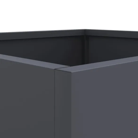 Jardinieră Antracit Oțel - Decor Grădină și Balcon