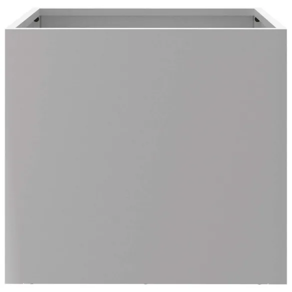 Set 2 Jardiniere Argintii - Oțel Galvanizat 32x30x29 cm