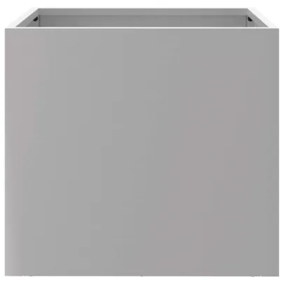 Set 2 Jardiniere Argintii - Oțel Galvanizat 32x30x29 cm