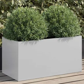 Jardinieră Argintiu Oțel Galvanizat 62x30x29 cm | Livrare Gratuită