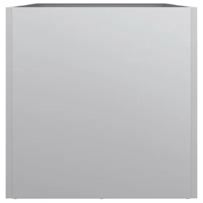 Jardinieră Argintiu Oțel Galvanizat 62x30x29 cm | Livrare Gratuită