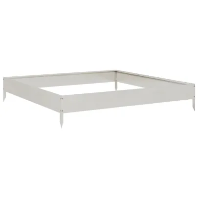 Strat Ridicat Grădină Oțel Inoxidabil 100x100 cm - Livrare Gratuită